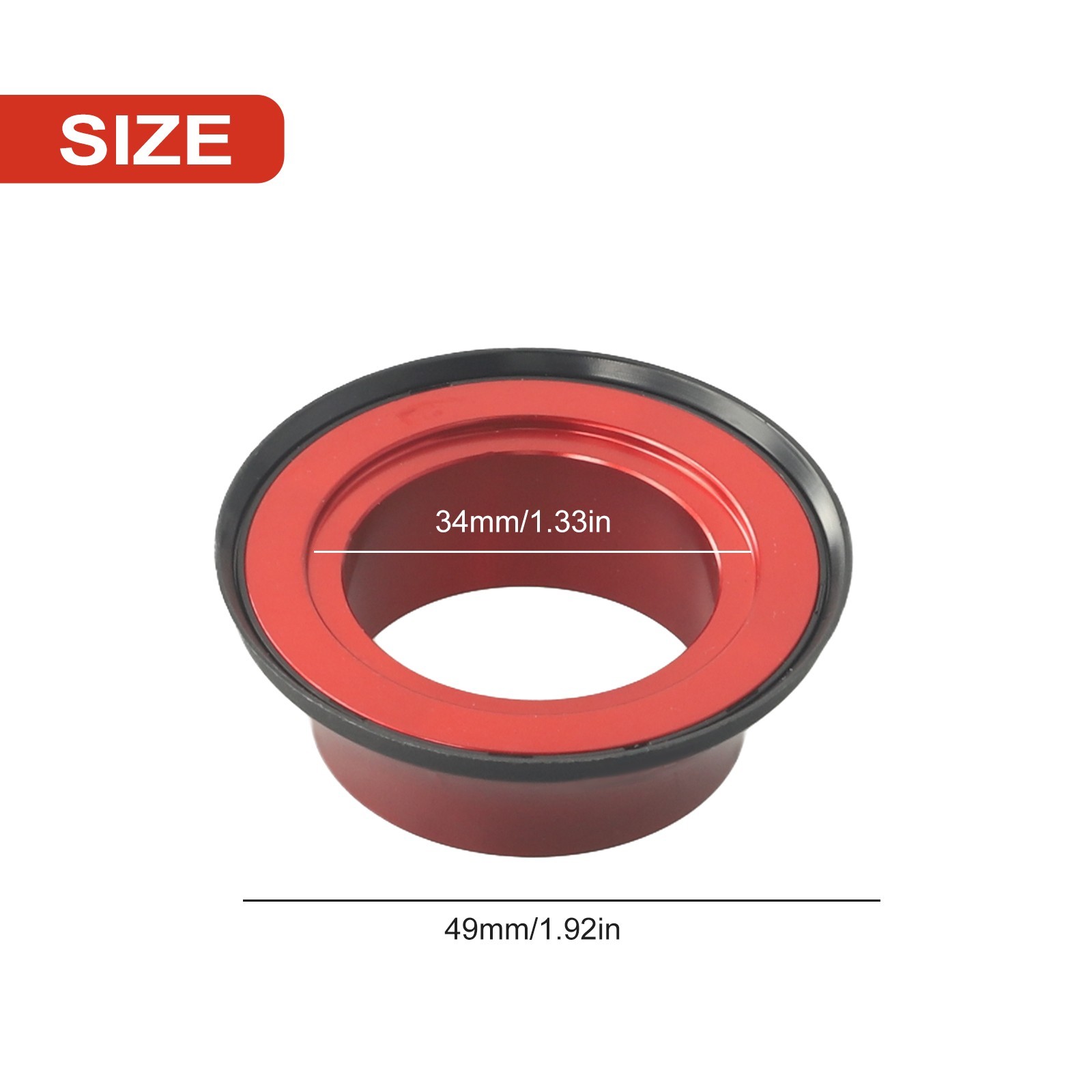 28.6mm Bicycle Headset Fork Top Cap Bowl Cover Aluminum Alloy MTB Road Bike Stem
