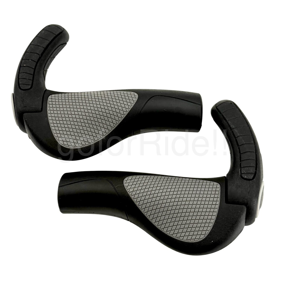 ERGON GP3-L Ergonomic Handlebar Grips Large Pair Hybrid 3-Finger Bar Ends,LockOn