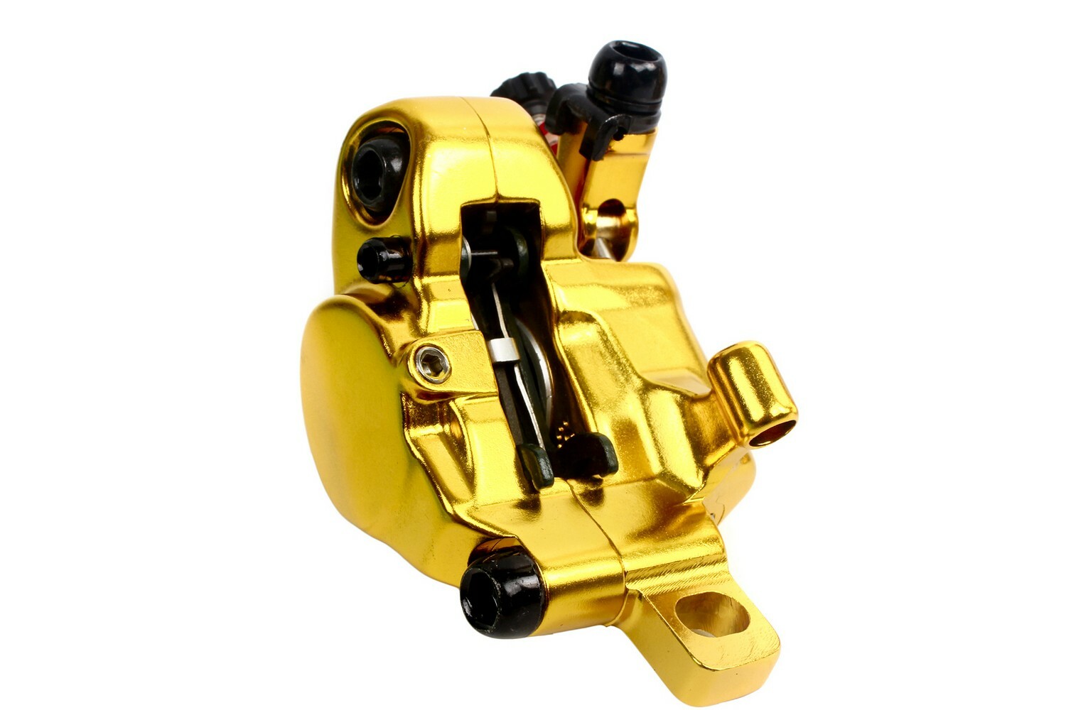 Juin Tech R1 Road Cyclocross Gravel Biking Hydraulic Disc Brake Set Gold