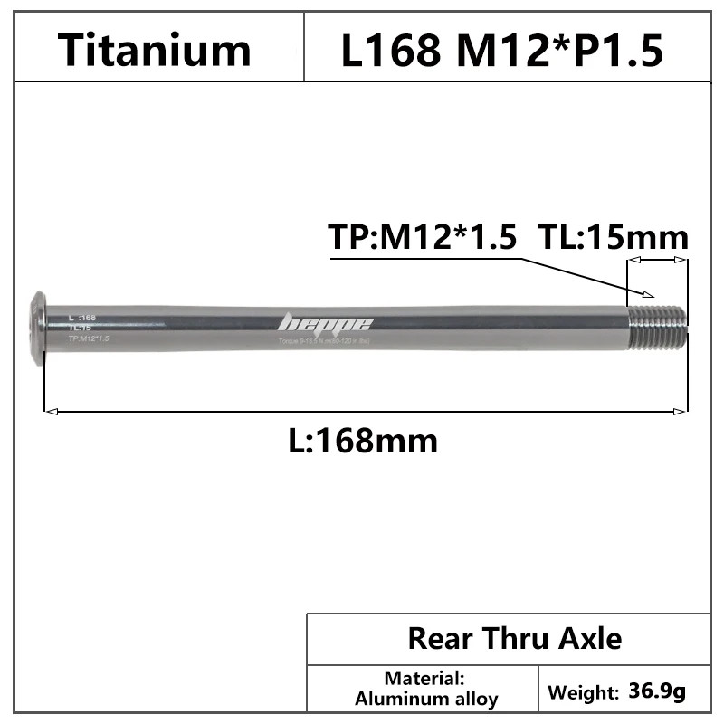 Titanium Bike Thru Axle 12×100 12×110 12×142 12×148 MTB Road Bicycle Skewer