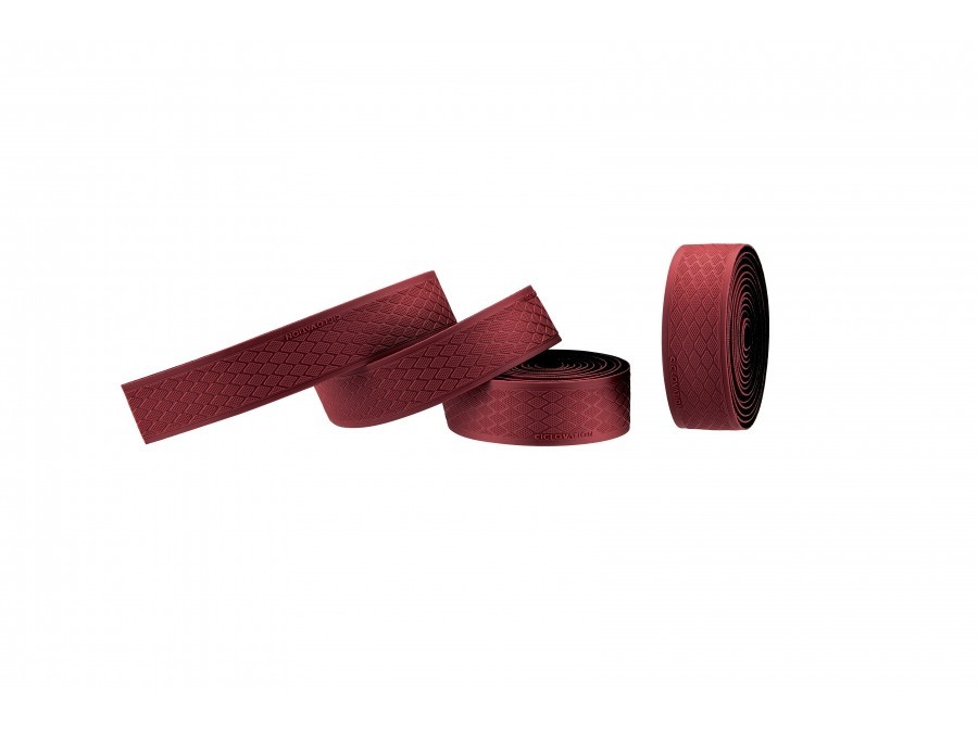 Ciclovation Grind Touch Diamond Handlebar Tape (Burgundy Red)