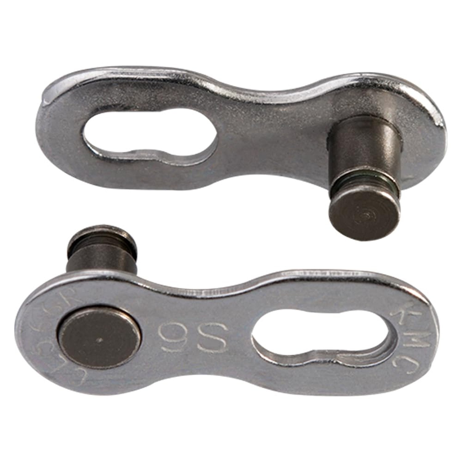 KMC 9 Speed EPT MissingLink, Dark Silver, Pack of 2