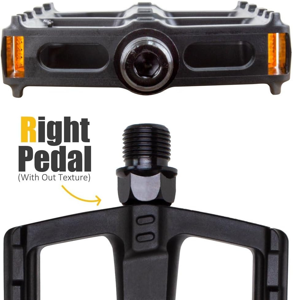 Bike Pedal – Universal Fit Bicycle Pedals 9/16″ Compatible