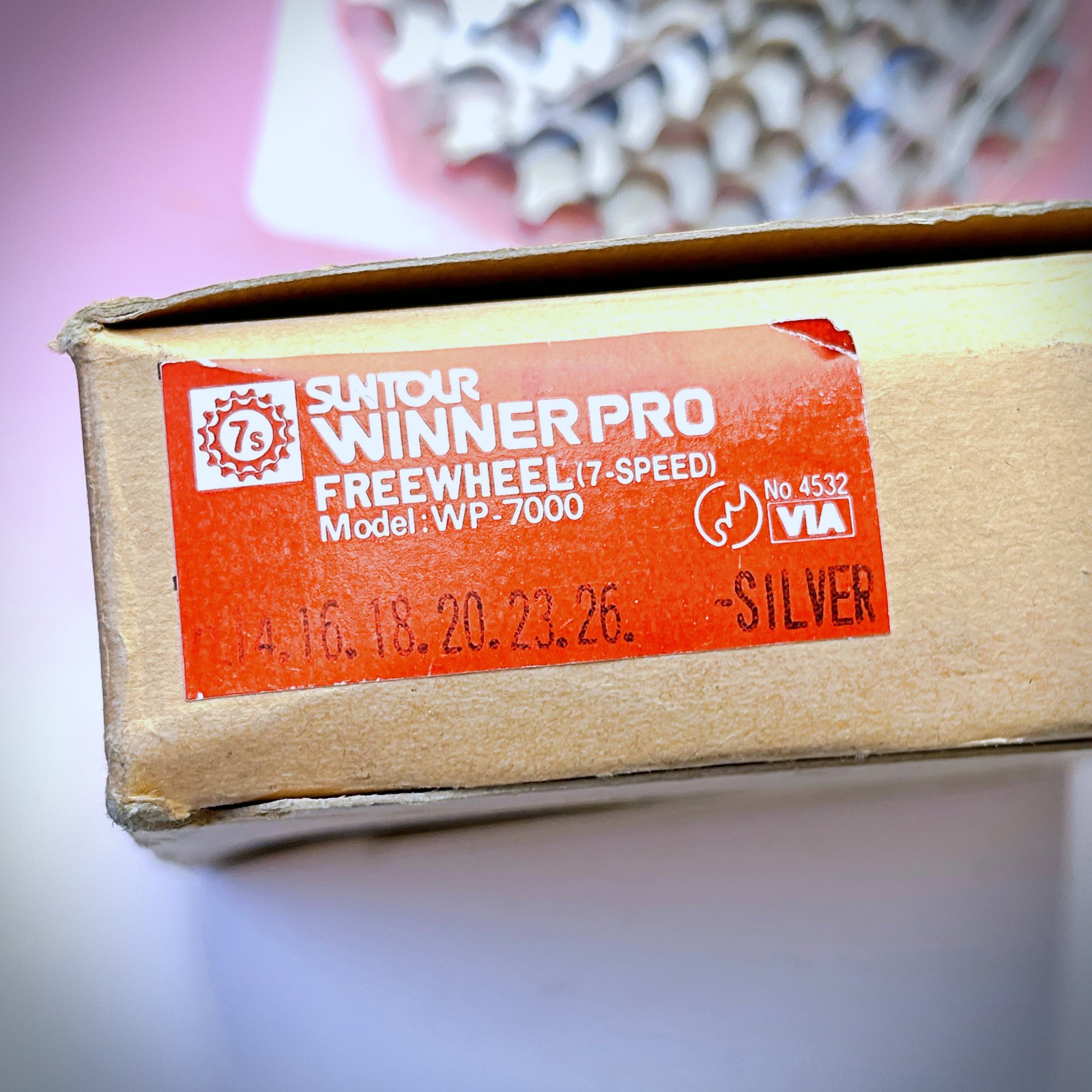 Suntour WINNER PRO WP-7000 7 Speed Freewheel 12/26 Rear Wheel New In Box