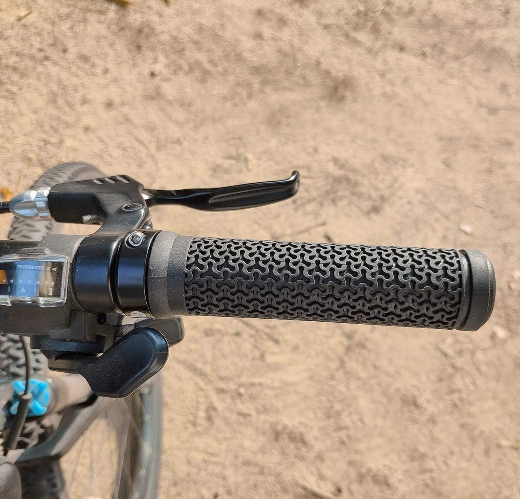GPMTER Bike Handlebar Grips, Single Lock on Bicycle Handle Bar, for BMX, Mountai