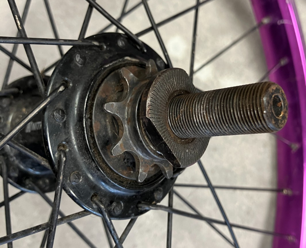 Nitrous 16″ Bike Rims – Front & Back Purple Eastern Bikes