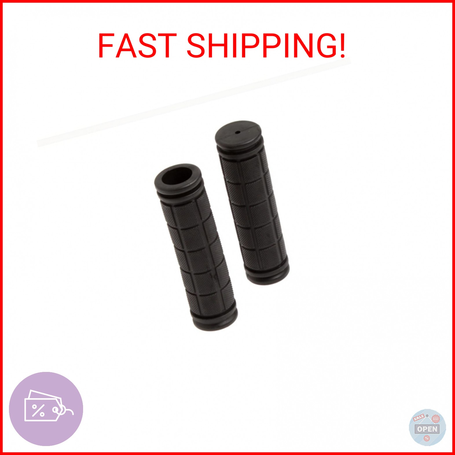 1 Pair Kids Bike Grips Anti-Slip Rubber Bike Handlebar Grips for BMX MTB Bicycle