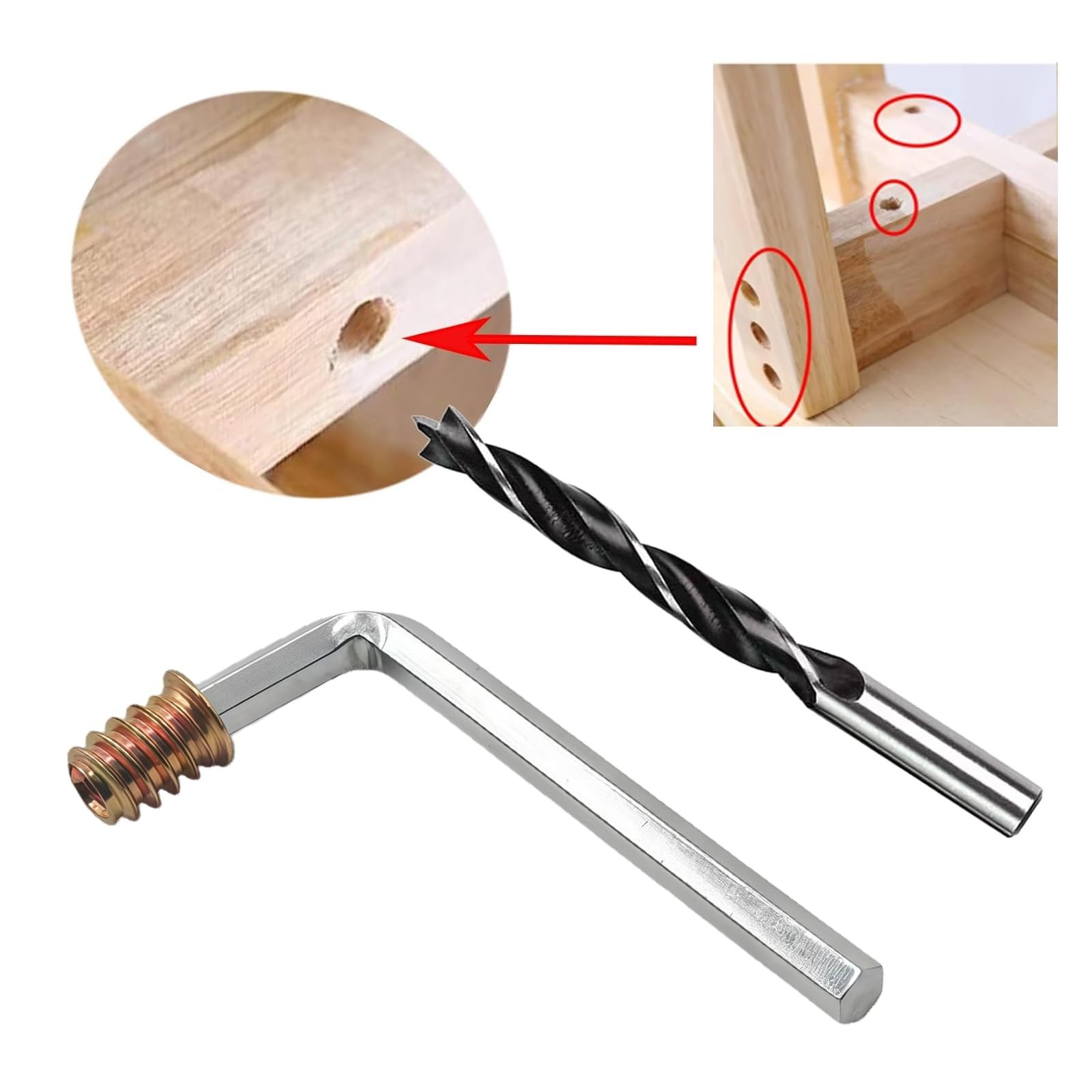 50PCS High-Strength Alloy Steel with Golden Zinc Plating 1/4″-20 Threaded Ins…