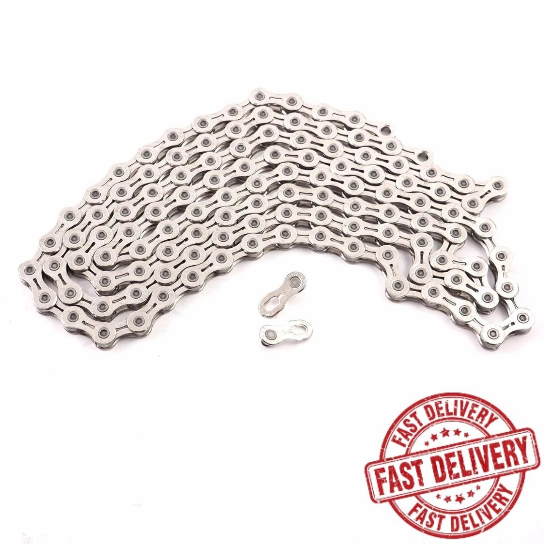 KMC X11SL / X11EL 11 Speed 114L Silver Chain for SRAM Shimano MTB Road Bikes