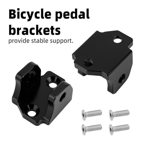 2pcs E-Dirt Bike Foot Pegs Bracket Holder, Dirt Bike Foot Pegs Pedal Bracket