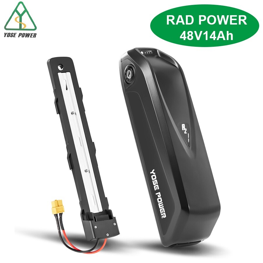 48V 14Ah Lithium Ebike Battery 48V RAD POWER Battery Rad External Battery Pack