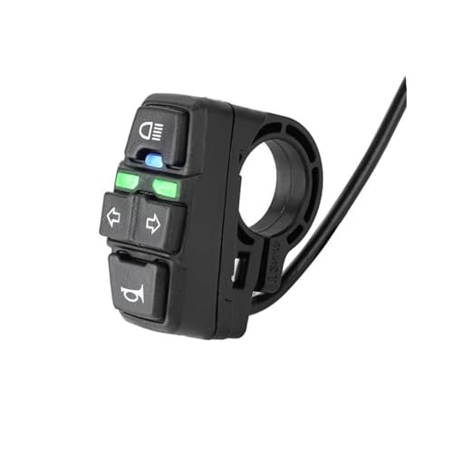 Universal Ebike Light and Horn Switch Turn Signal Switch 3 3-in-1 switch DK336
