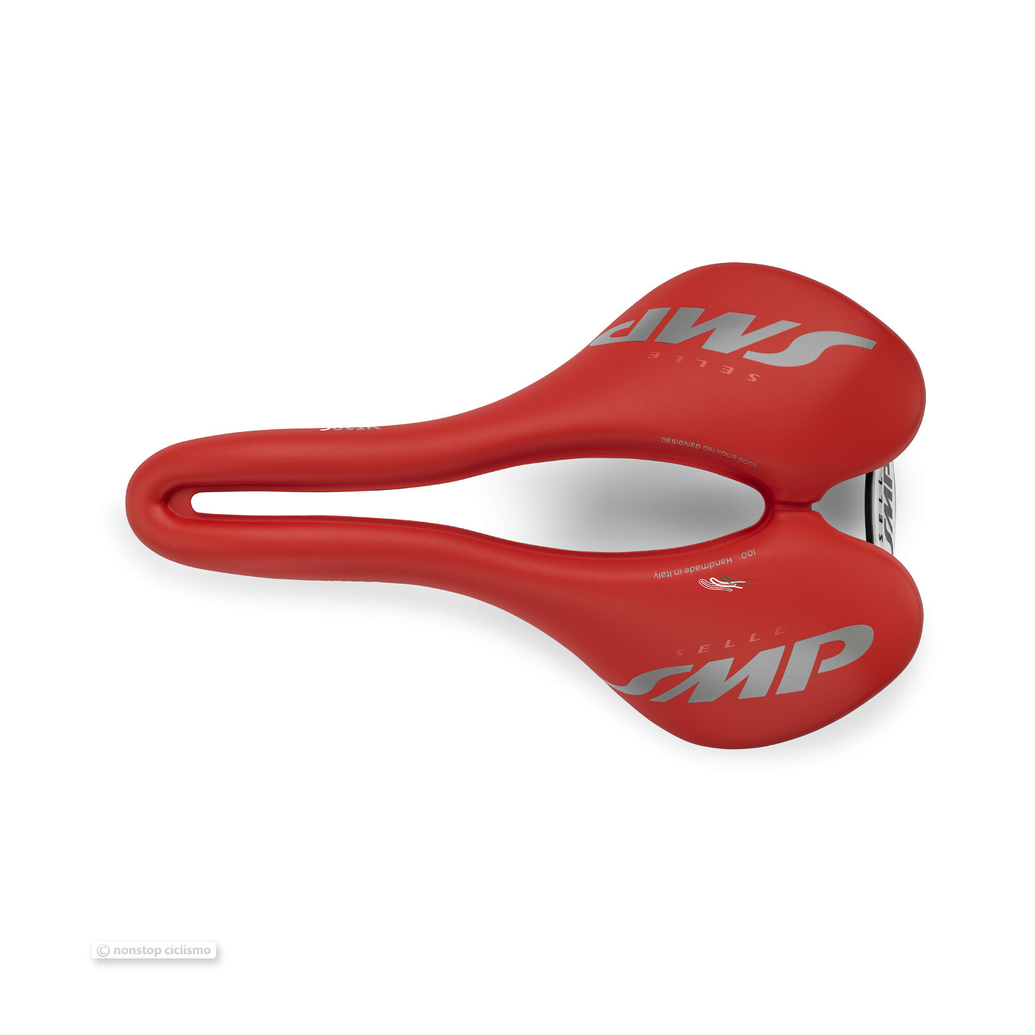 NEW Selle SMP VT30C CARBON Saddle : VELVET TOUCH RED – MADE IN iTALY!