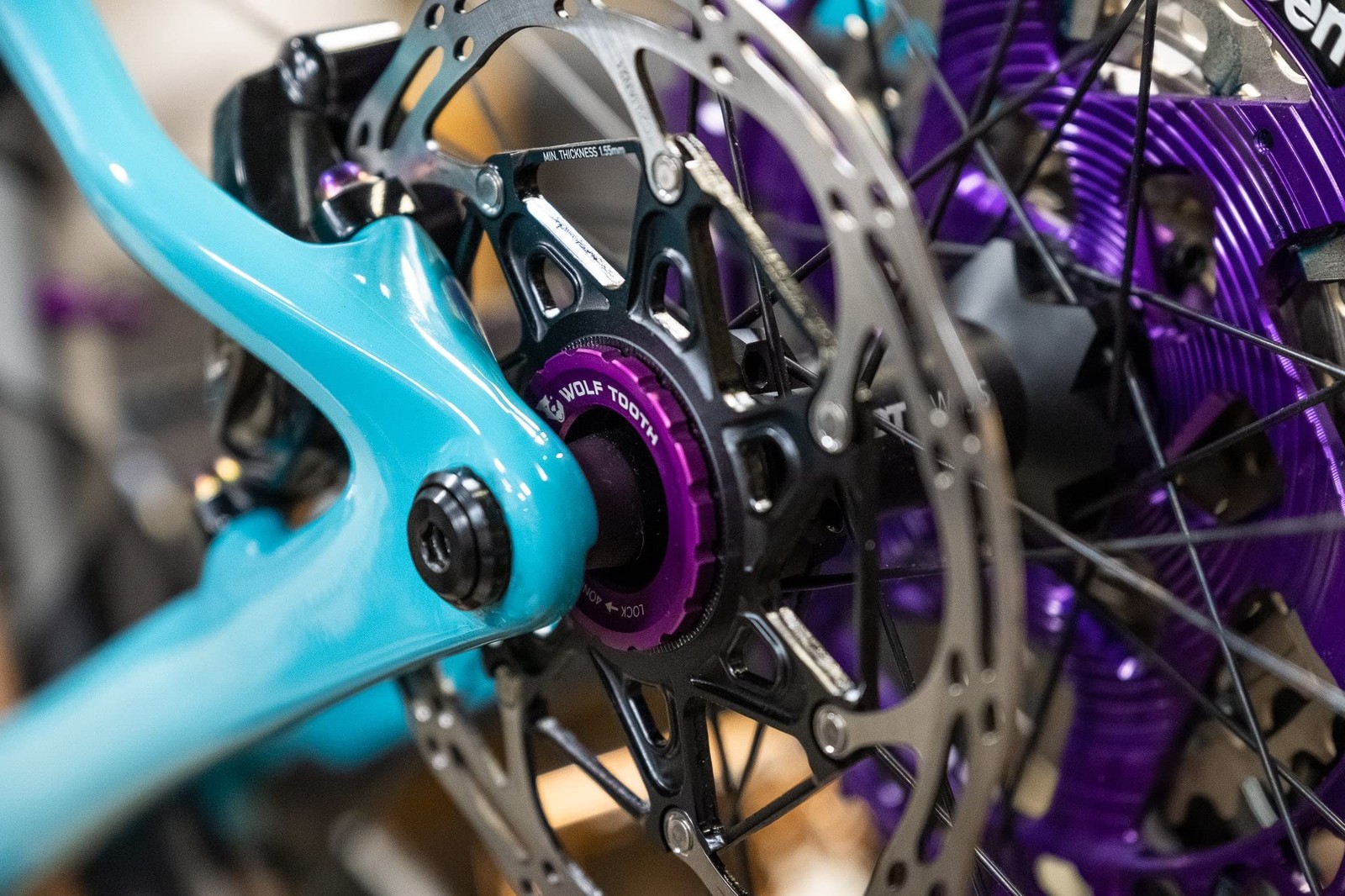 Centerlock Rotor Lockring Red
