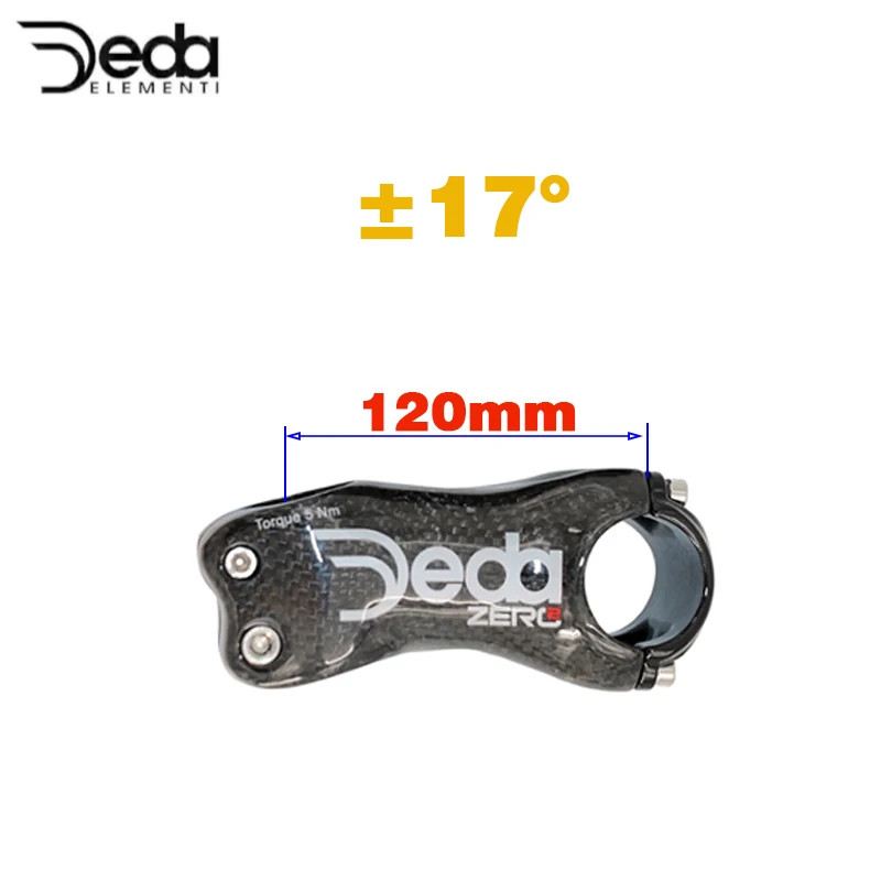 6 17 Angle Road Carbon Bicycle Stem 31.8*70-130mm Mountain Bike Carbon Stem