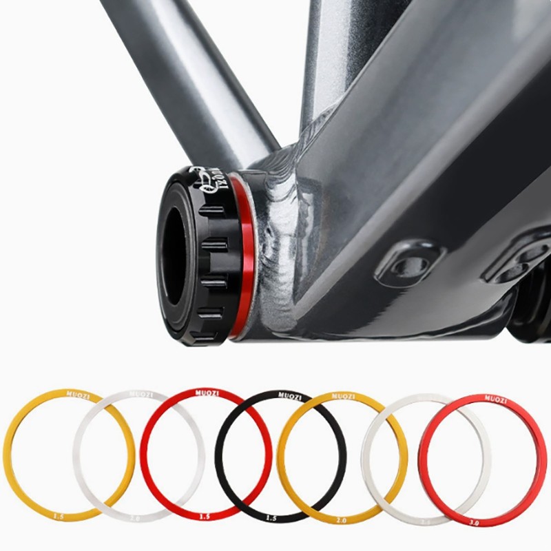 Crankset Washer Spacer Thick 1.5/2/2.5/3mm Bike Chainring Hollow Washer