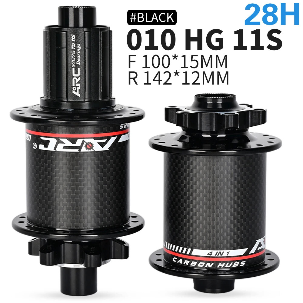 Carbon Fiber Mountain Bike Hubs 4 Sealed Bearing 6 Pawls 114 Click for HG XD MS