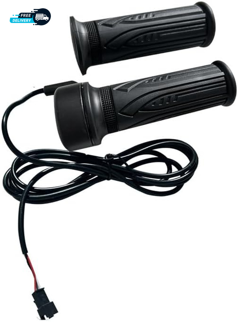 Ebike Full Twist Throttle 12V-72V 3Pin SM Connector Ebike Throttle with 71″ Wire