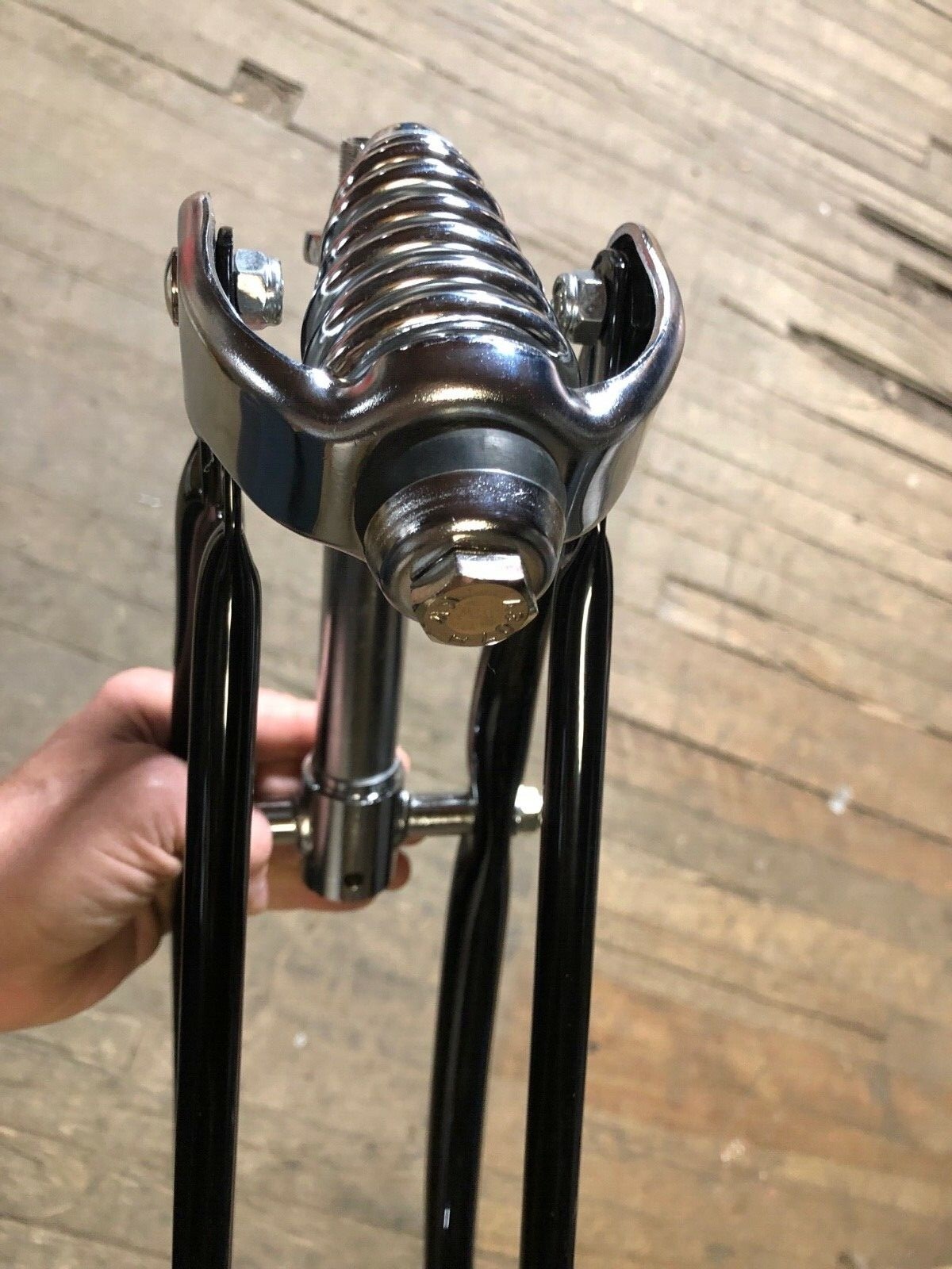 Springer Fork BICYCLE Schwinn BLACK & CHROME EXCELLENT bike fork for 26″ bikes