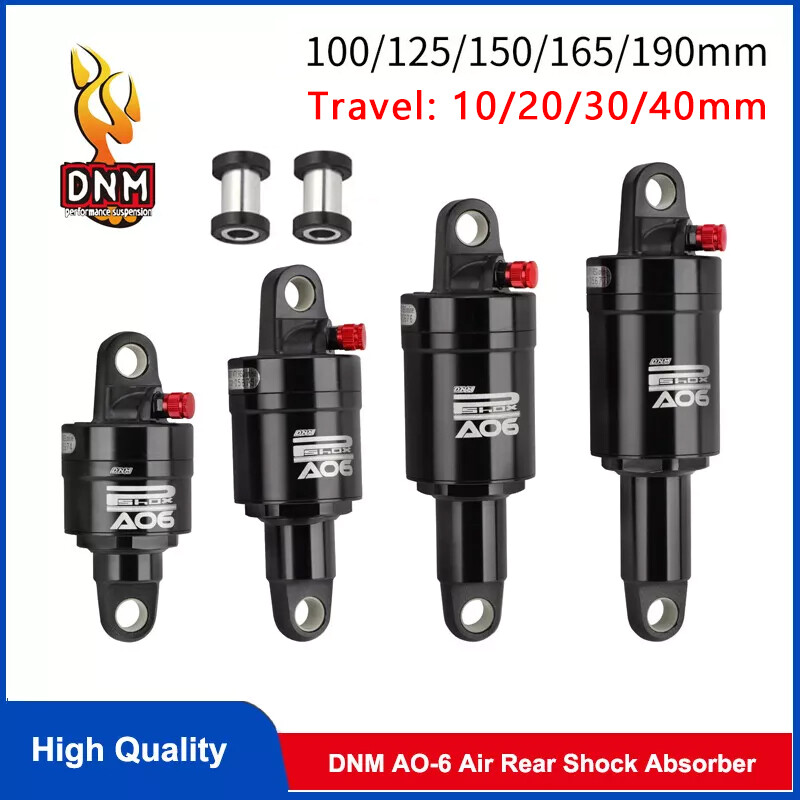 DNM Air Shock Suspension Folding Bike Bicycle Scooter Rear Shock 100/165m