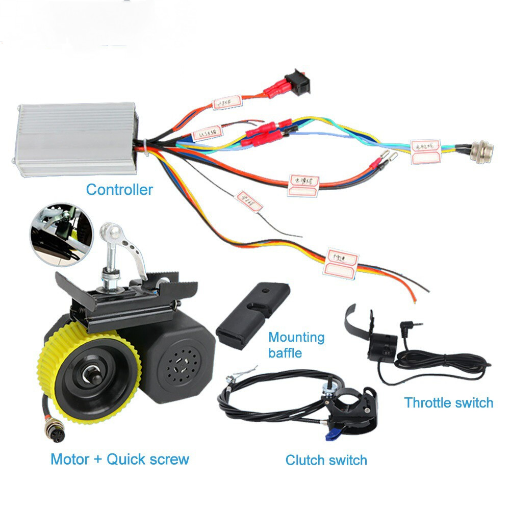 24V36V Bicycle Motor Speed Booster Kit Bicycle Friction Drive DIY Electric Bike