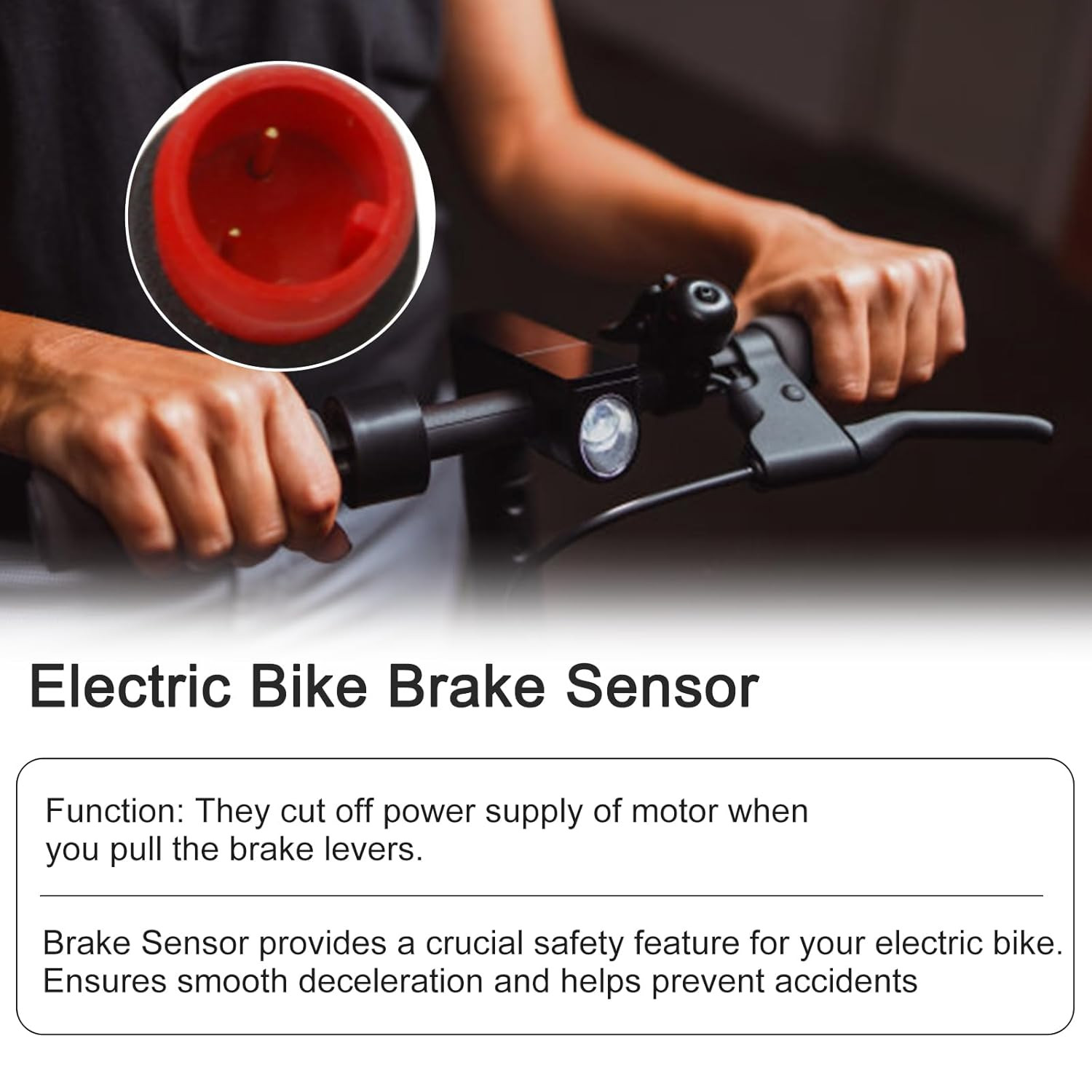 Ebike Brake Sensor, Magnetic Brake Sensor For any Electric Bicycle, Cut Off Powe