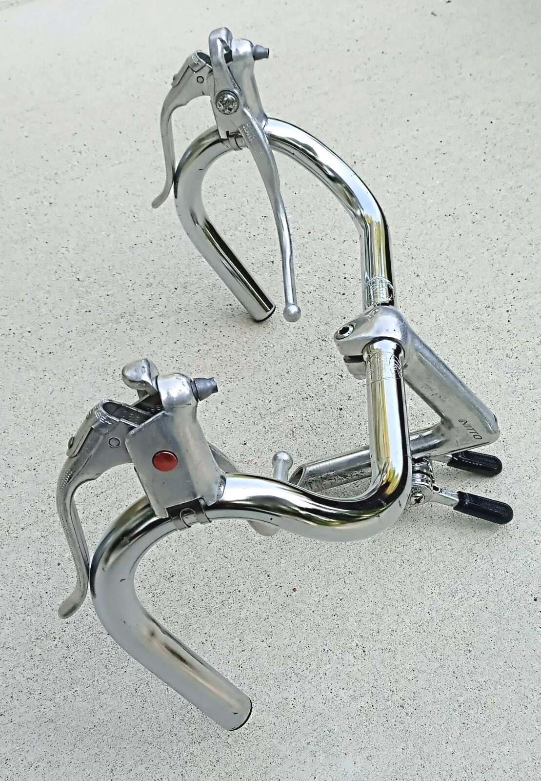 Vintage Nitto Dia Compe & Suntour Road Bike Handlebars Brakes Derailuers 80s Vtg