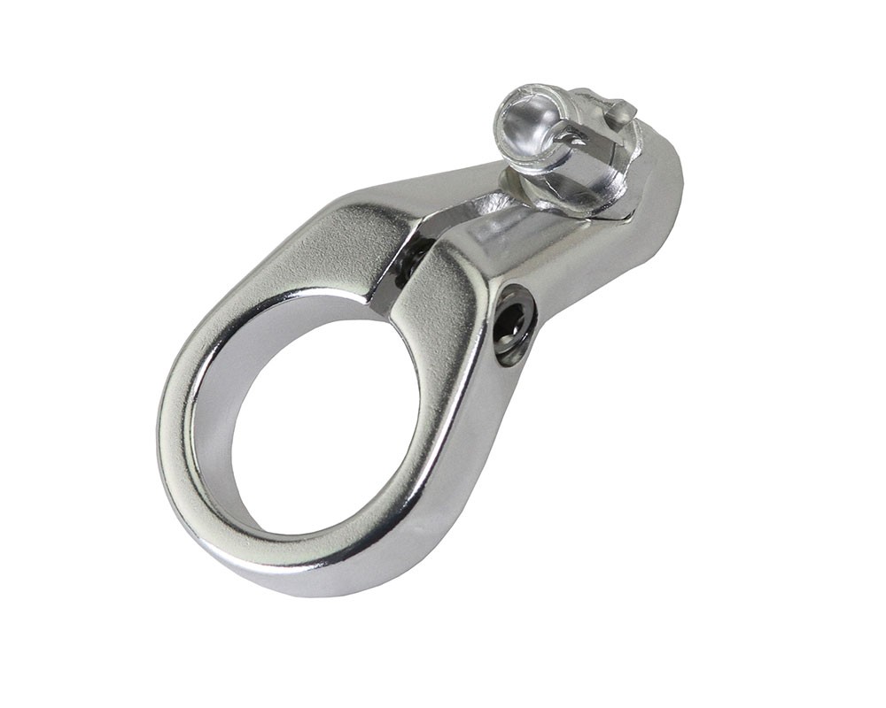 Bike Alloy Front Cable Hanger 1 W/Adjuster Silver.