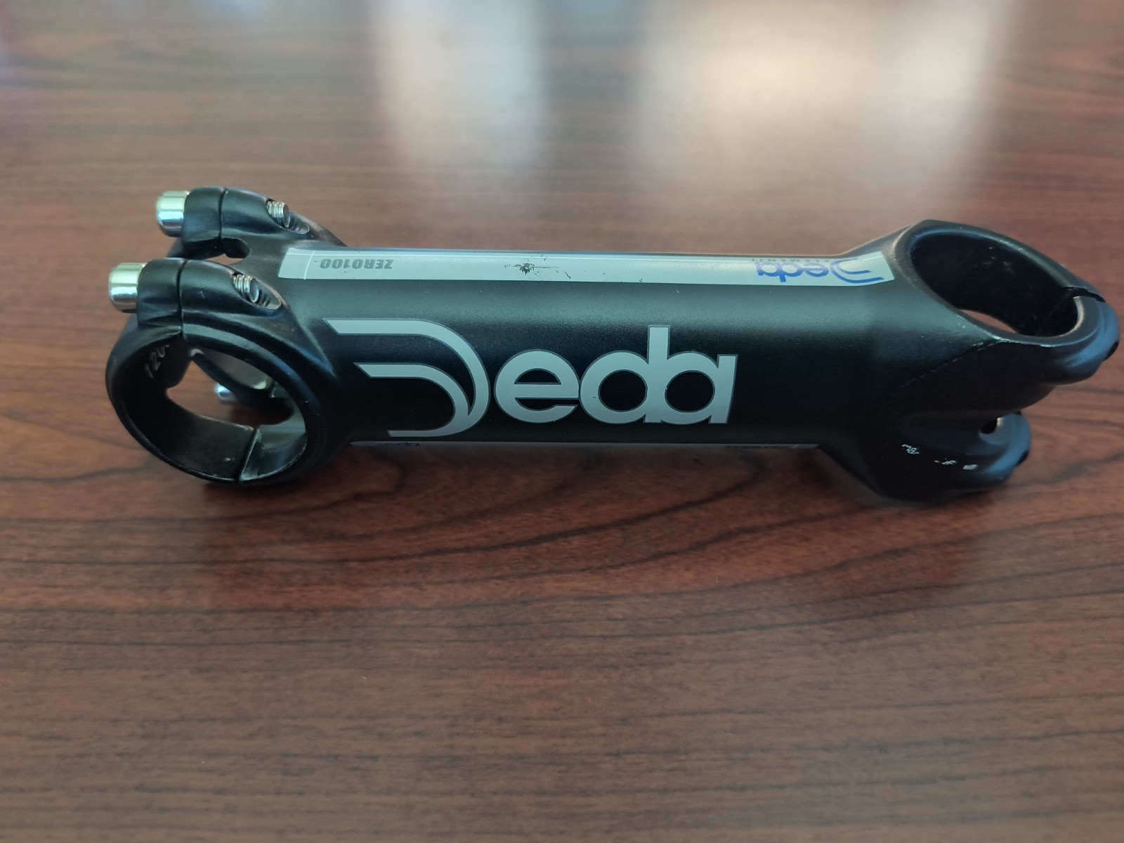 Deda Elementi Zero 100 Threadless Stem, 130mm, 31.8mm, 82°, Black