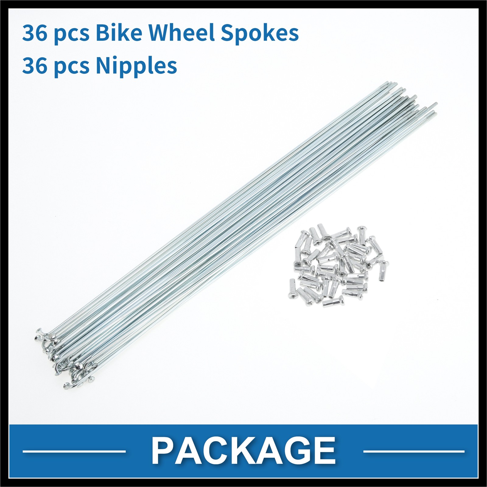 36 Set 14G Bicycle Spokes 285mm Bike Wheel Spokes