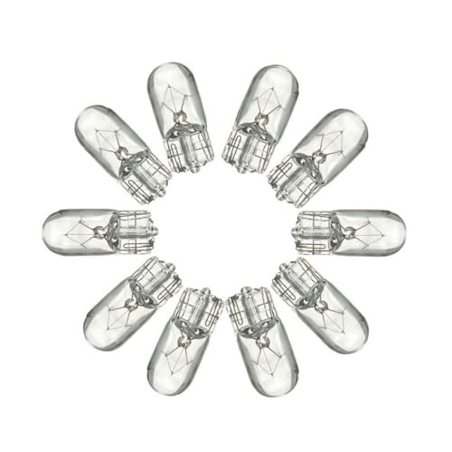 10Pcs DC 70V T10 3W 4300K 501 194 W5W W2.1×9.5d 70V Bulbs for Electric