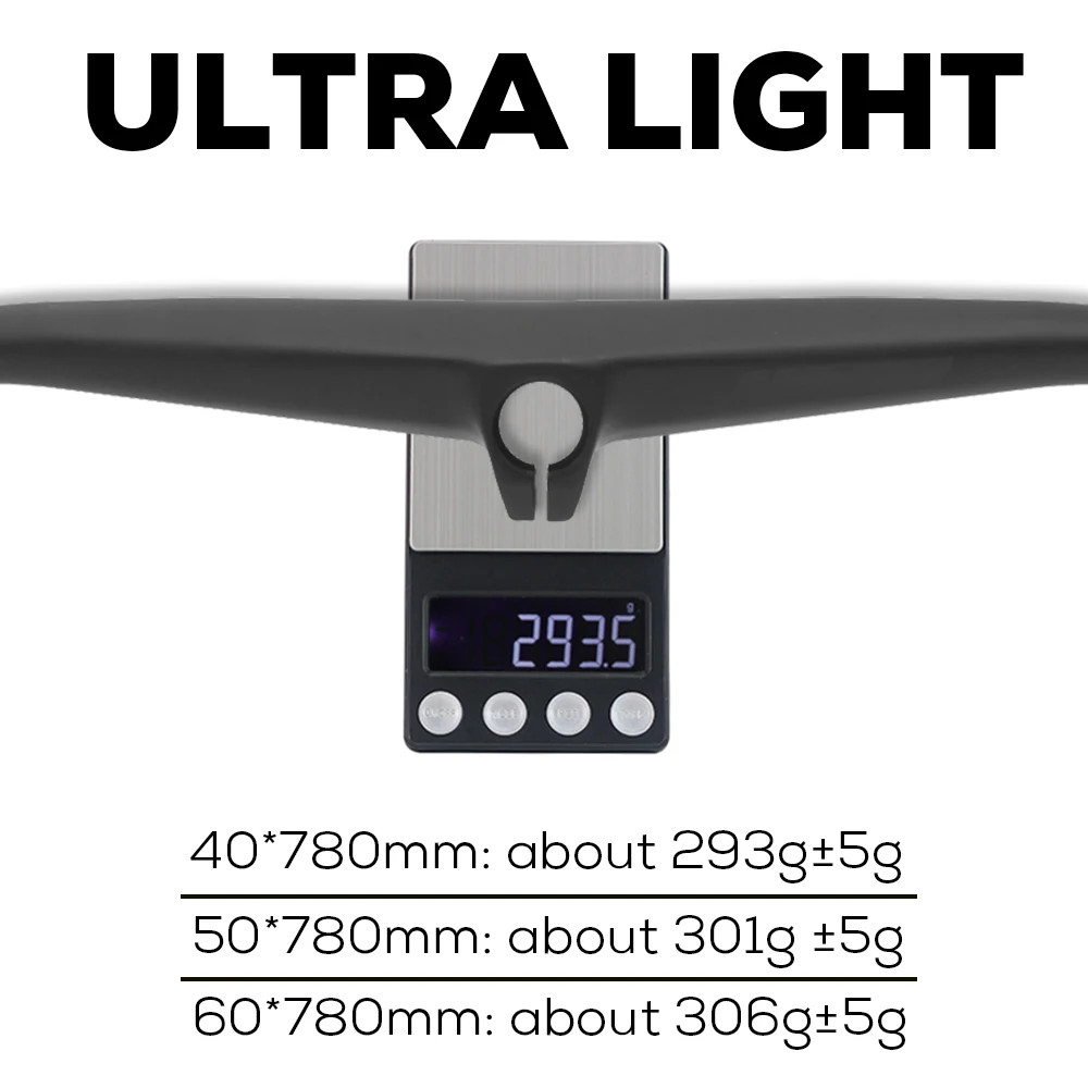 Carbon Integrated Cockpit MTB Handlebar 40mm/50mm/60mm 28.6mm with Mount
