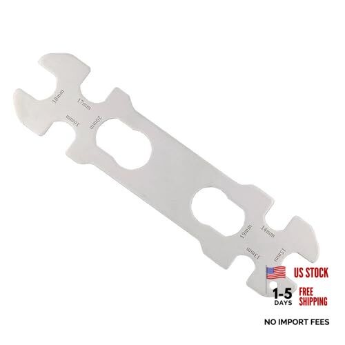 Universal Flat Ring Hub Wrench for Bicycle Repair – 8 Sizes (13-20 mm) Made of