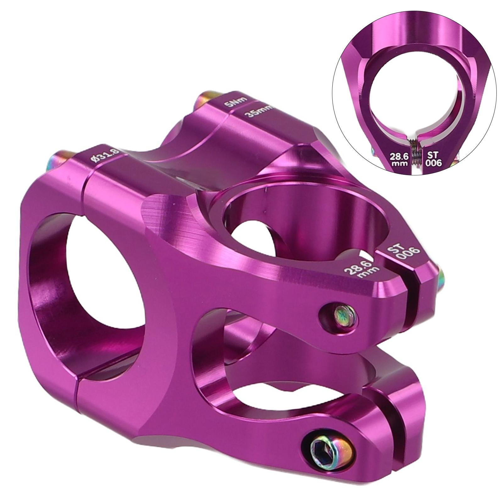 Mirror Polished DH AMEnduro CNC Bicycle Stem for Mountain Bikes 31 8mm