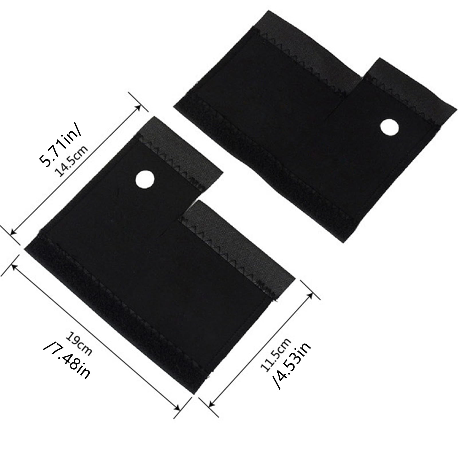 Fyazgop 1 Pair Mountain Bike Front Fork As shown in Figure 2, Black