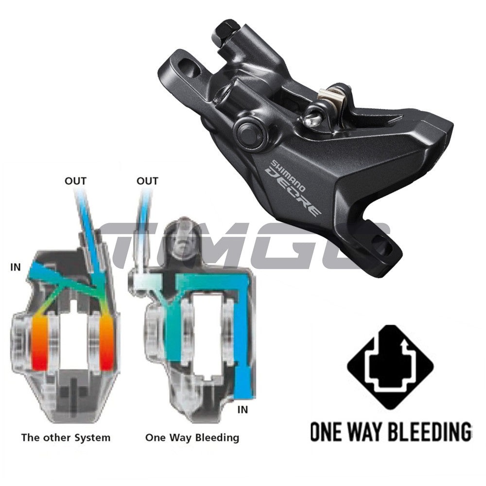 Shimano Deore M6100 Hydraulic Disc I-SPEC EV Brake Lever 2-Piston Caliper Box