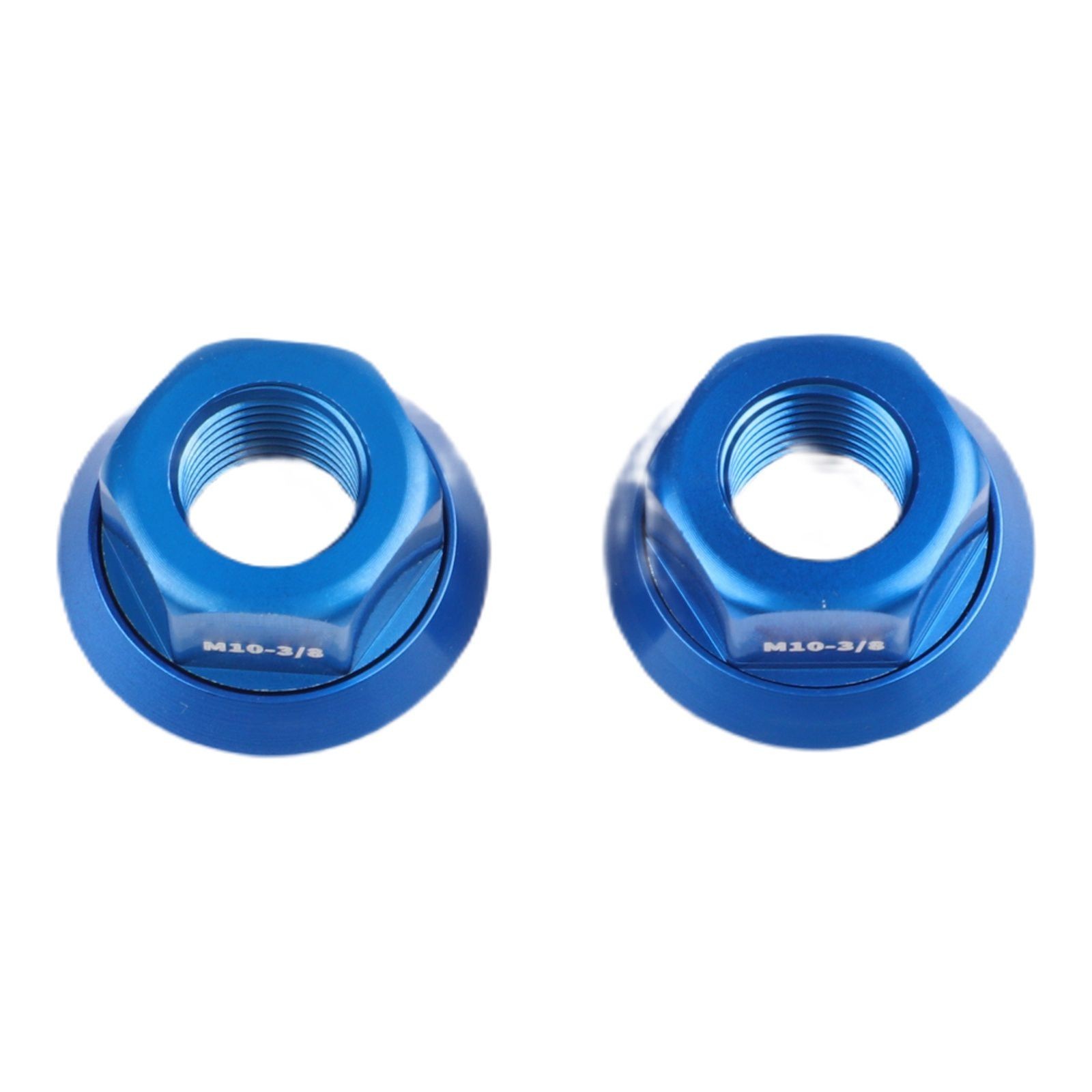 Aluminum Alloy Nuts For Bike Assembly 2pcs Package 7075 Aluminum Alloy Material