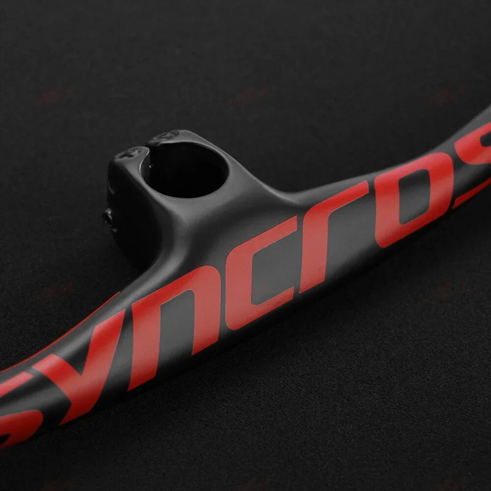 28.6mm -8 Degree Full Cabon Fiber MTB Bicycle Integrated Handlebar 740mm