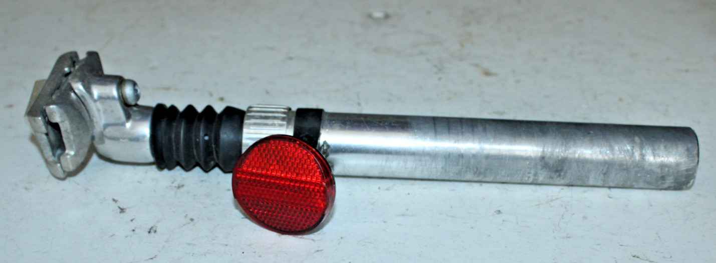 Suspension Seat Post Seat Tube 300/30.9mm 30mm Offset Silver Comfort Hybrid Cafe