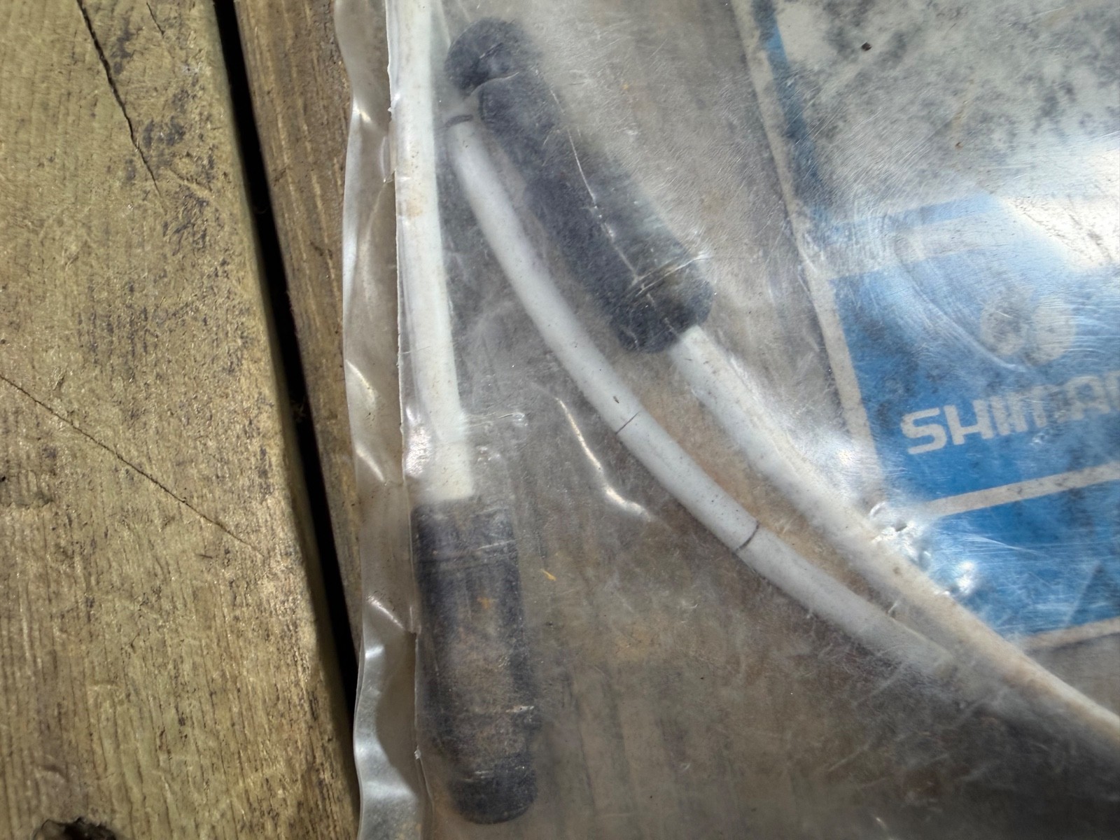 Vintage Shimano Positron Cable CRACK Housing Solid Wire Japan 1550 mm Positronic