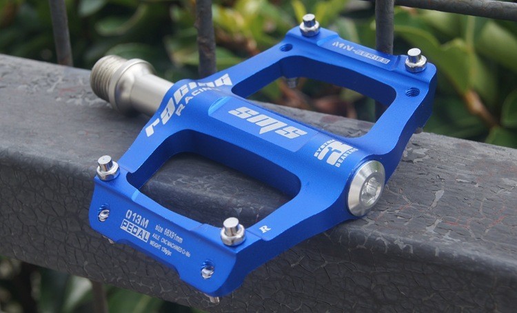 Aluminum MTB Folding Bike Pedal XC Bicycle 3 Bearings Flat Platform Small Pedals