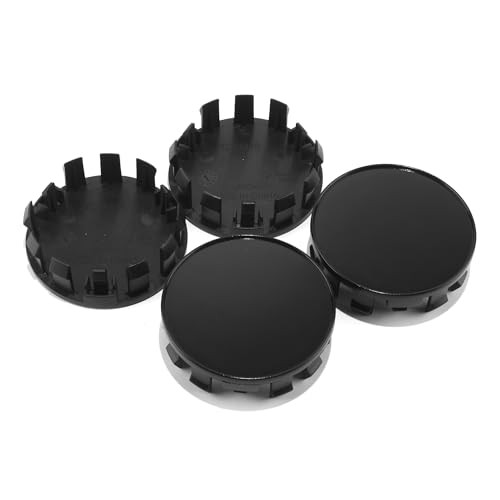 4Pcs 70mm(2.76in) Wheel Center Caps Outer 70MM 2.76″ . Inner 65MM 2.56″ Black