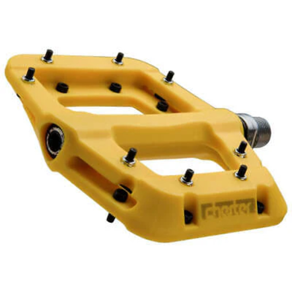 RaceFace Chester Composite Platform Pedal 9/16″ Race Face Bicycle Pedals Yellow
