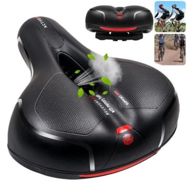 New Bicycle Saddle bike Comfort Wide Soft Bike Seat Sporty Air Cushion US 】