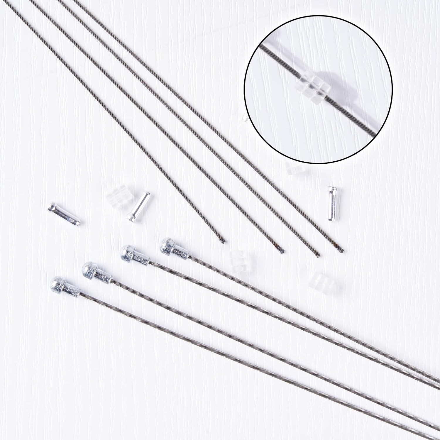 4 Pcs Road Bike Brake Cables,Stainless Steel Bike Brake Inner Cables,Universal R