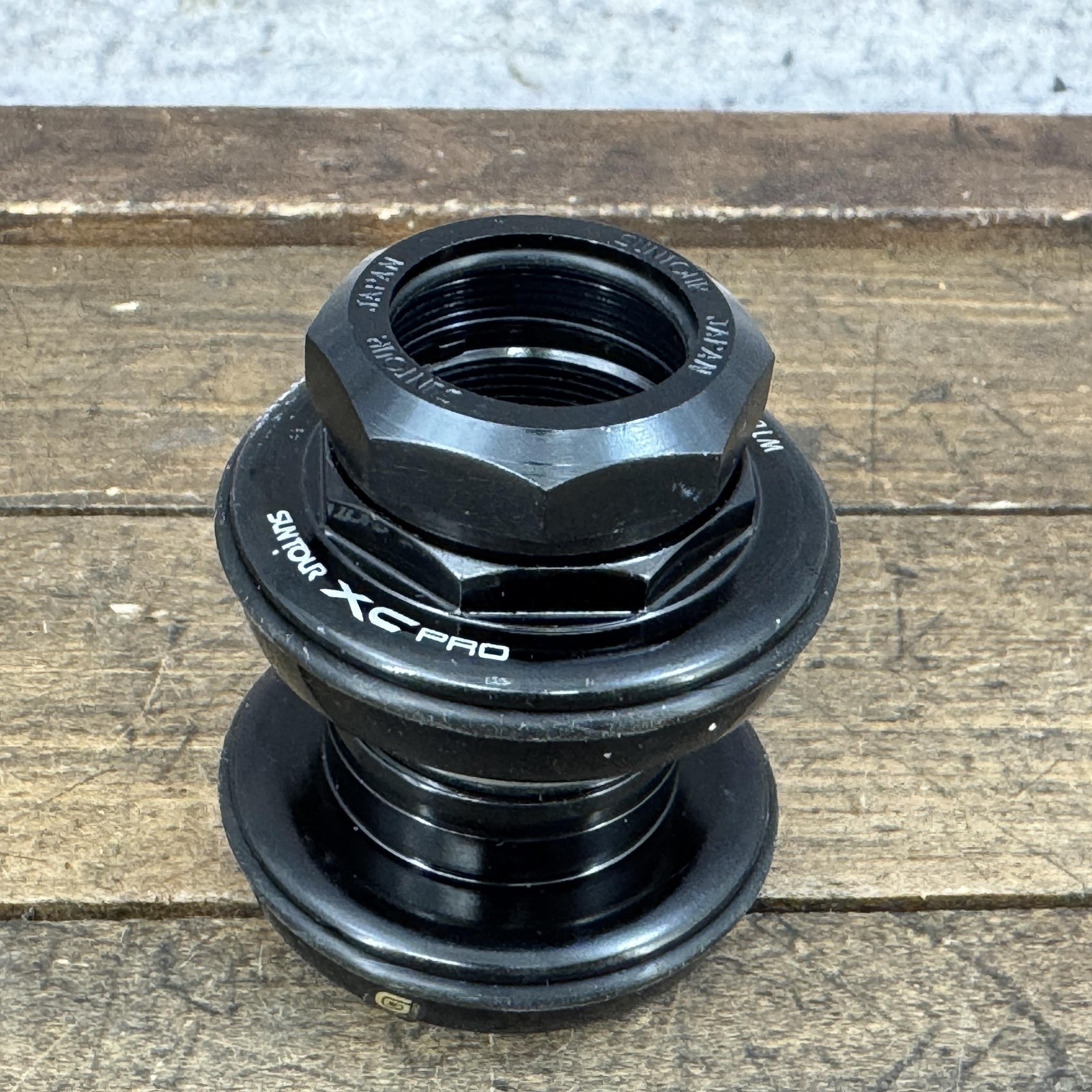 Vintage Suntour XC Pro 1 Inch Threaded Headset 30.3 26.4 Black WTB Japan MTB