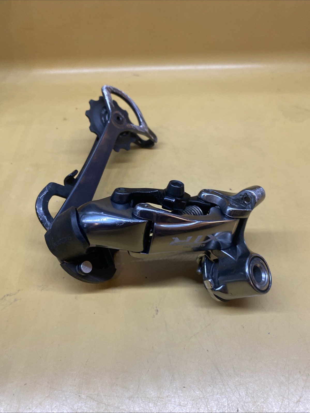 Gray Shimno XTR RD-M980 Rapid Rise Long Cage 9 Speed Rear Derailleur