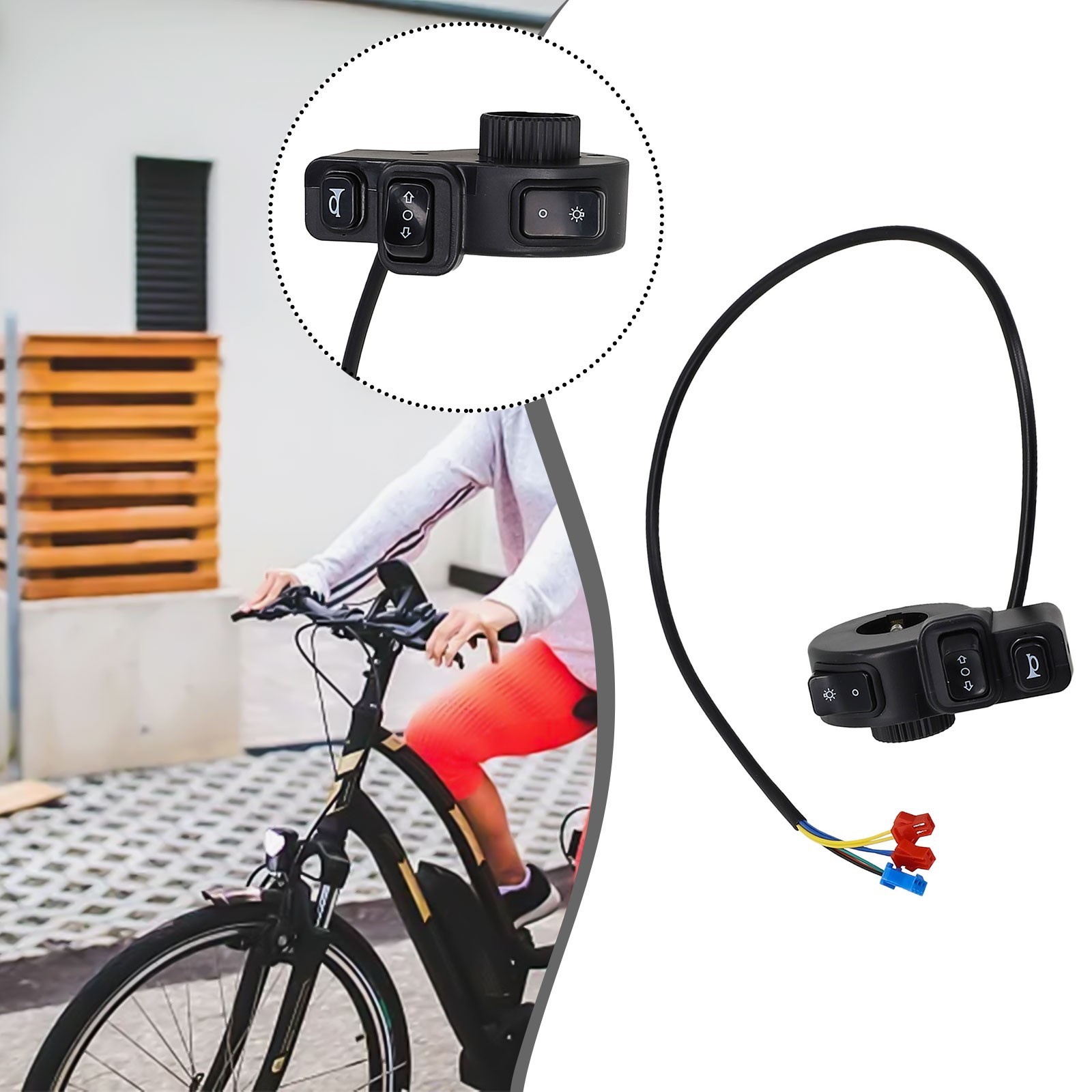 Ebike Switch Switch For Electric Throttle Latching (ON OFF) Button Power Outlet