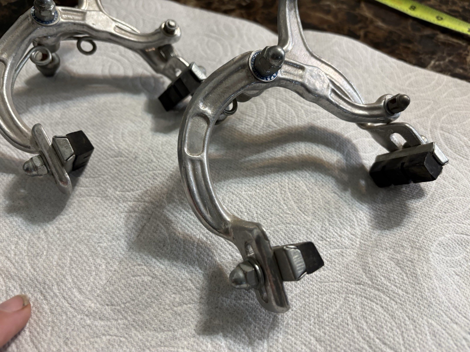 BMX 1000A Sidepull Brake Caliper PAIR Front Rear Silver used brakes APSE CHINA