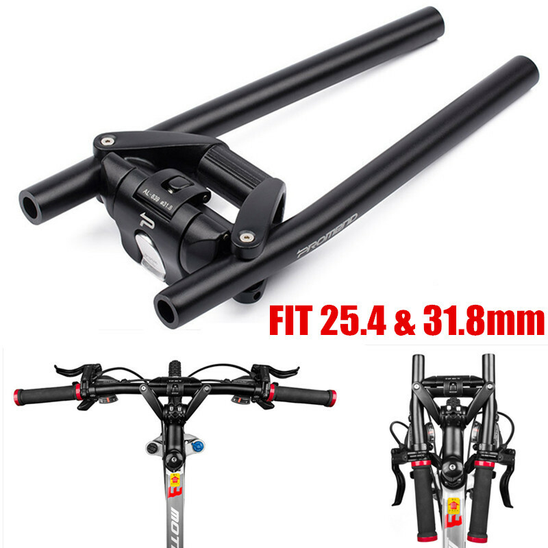 PROMEND Foldable Bicycle Handlebar MTB Mountain Bike Handlebar Fit 25.4mm 31.8mm